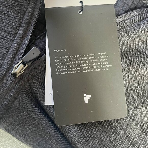 Fossa Laguna Pullover Shirt 1/4 Zip Mens 2XL Gray Size New - Picture 15 of 16